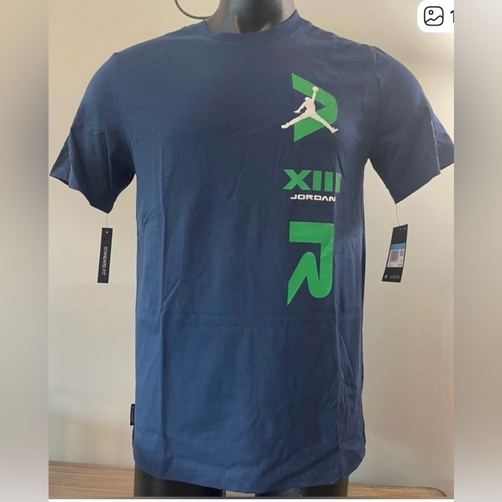 Men’s Jordan Legacy AJ13 T-Shirt, CW0795-414, Size Medium
